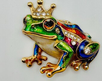 Colorful Frog Prince Needle Minder/Magnet - NOT FOR CHILDREN