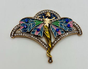 Art Deco Fairy Crystal Needle Minder/Magnet