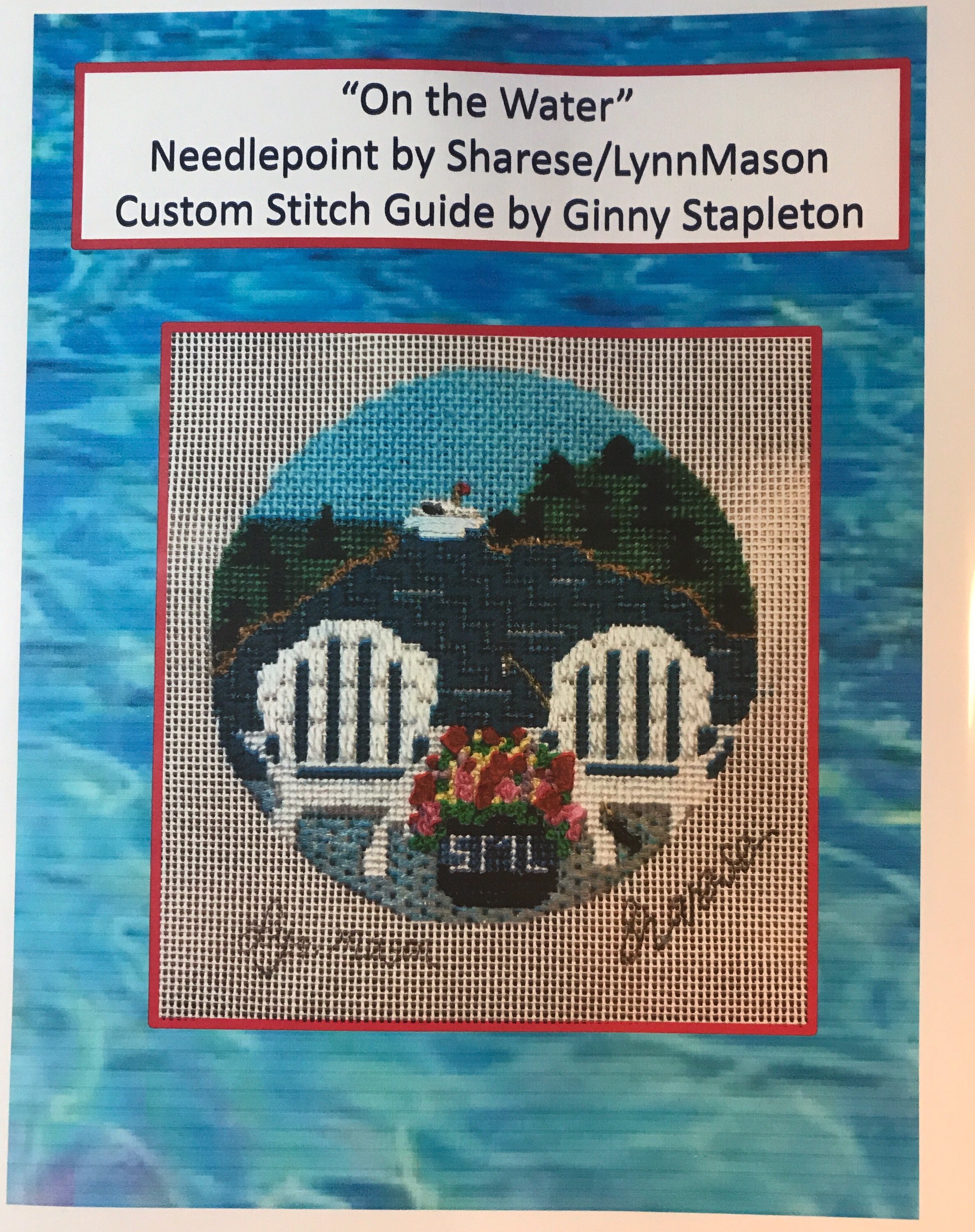 Stitch Guide Needlepoint PDF Colorful Fish Needlepoint of Back Bay Designs