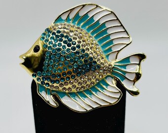 Beautiful Crystal Discus Fish Needle Minder/Magnet