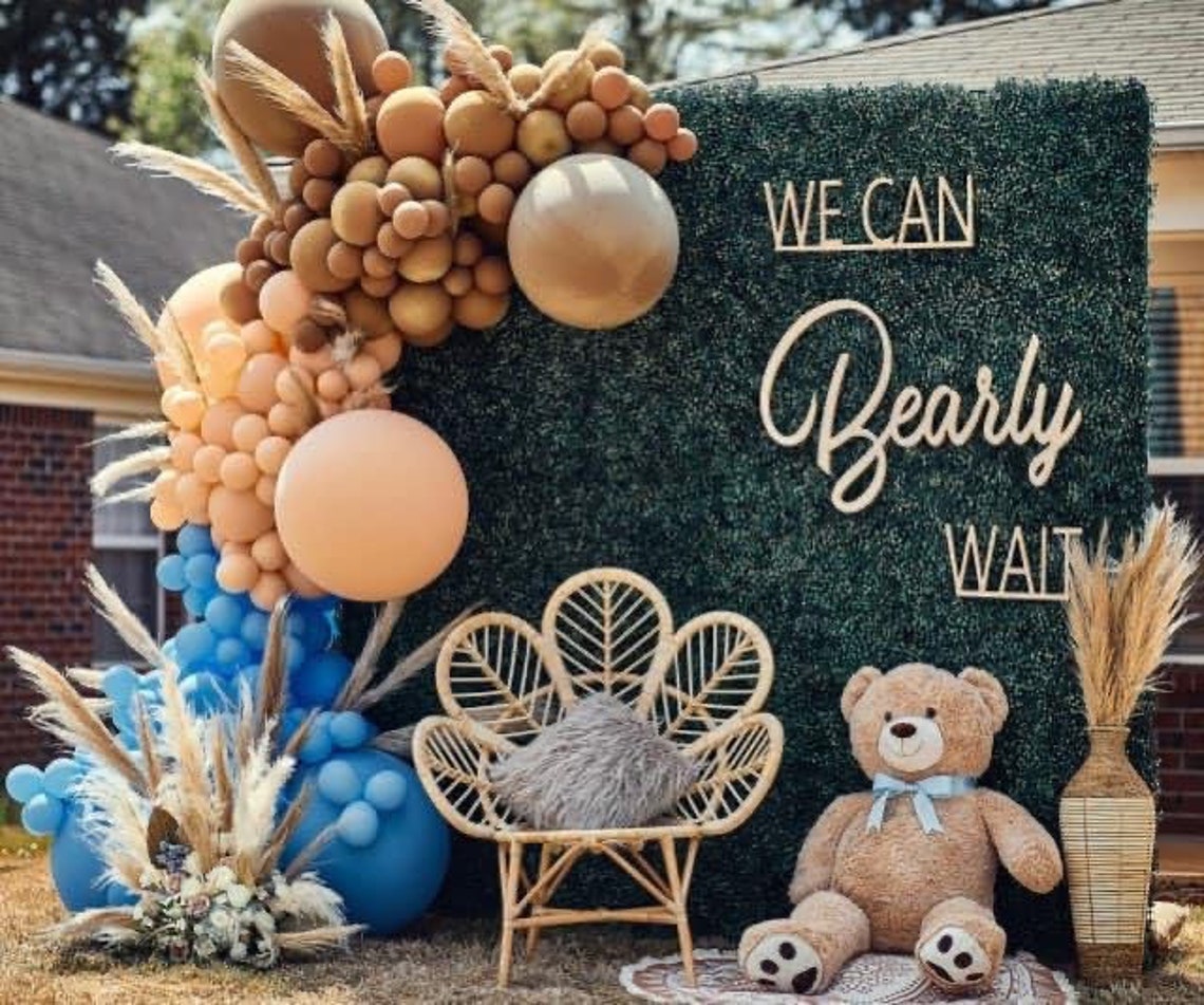 We Can Bearly Wait Baby Shower Signage Etsy