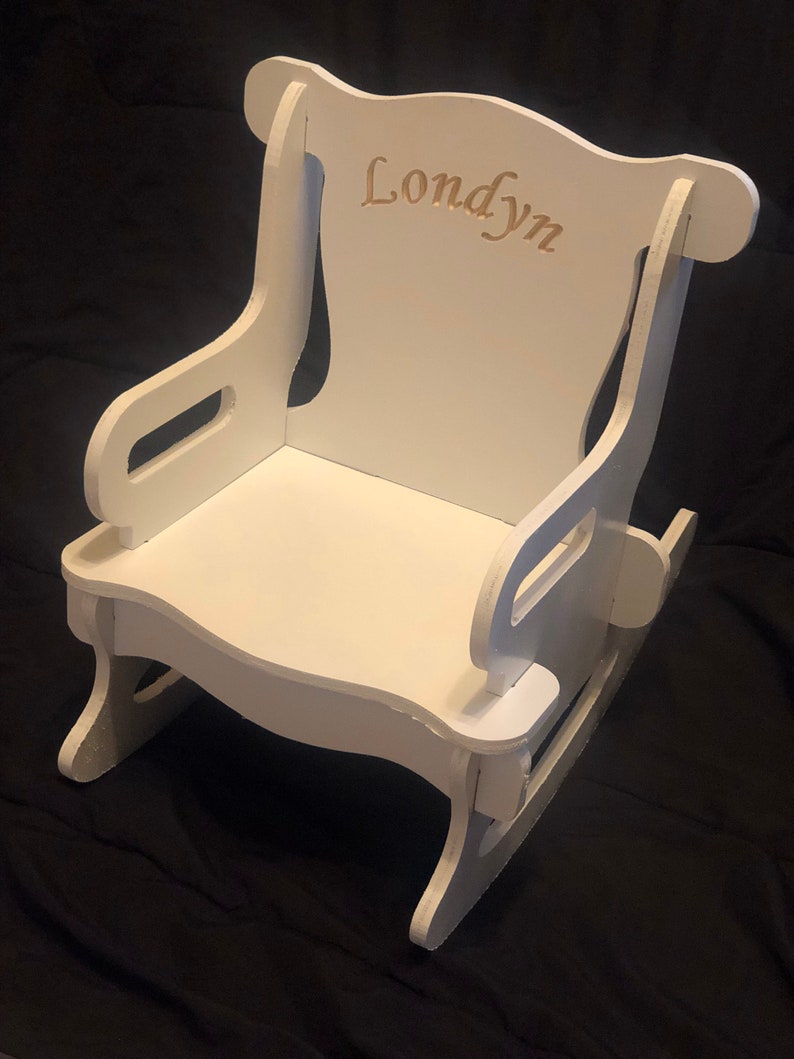 Child Rocking Chair Personalized Customized Etsy