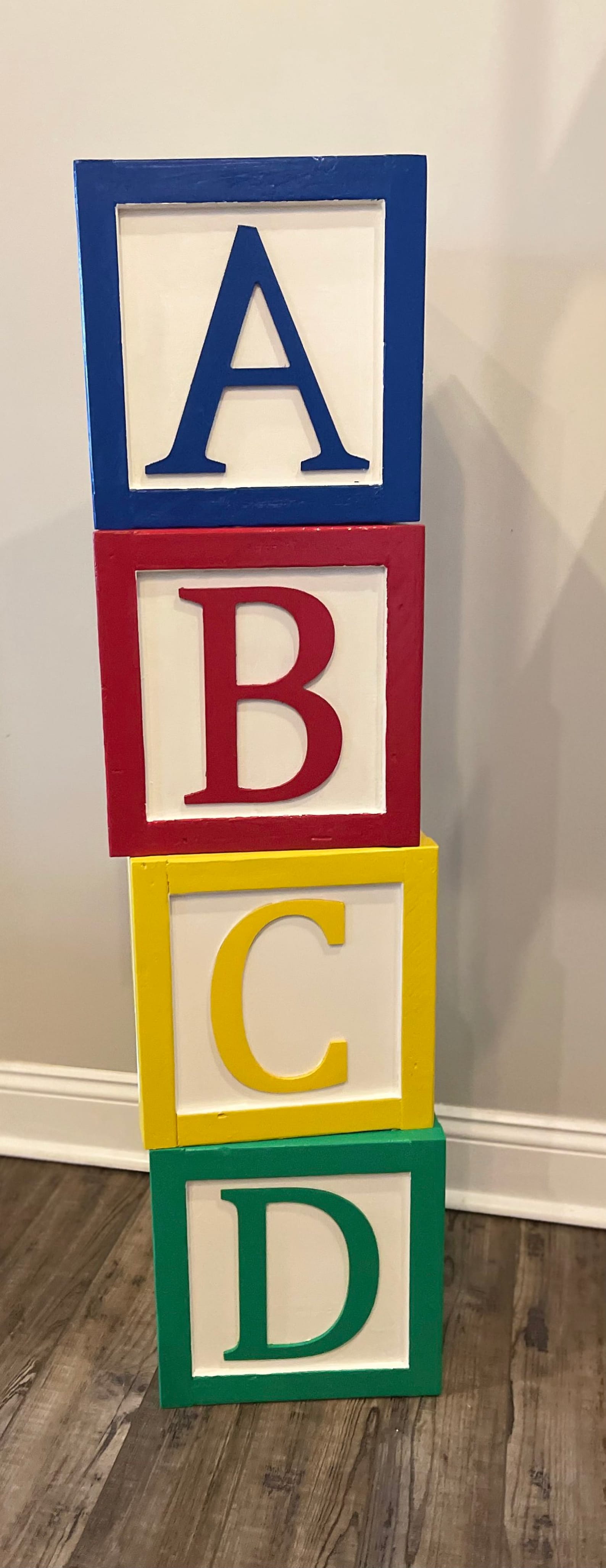 Baby Shower Block Letters Oversized Alphabet Blocks Large Etsy UK