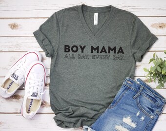 Boy Mom T Shirt Etsy