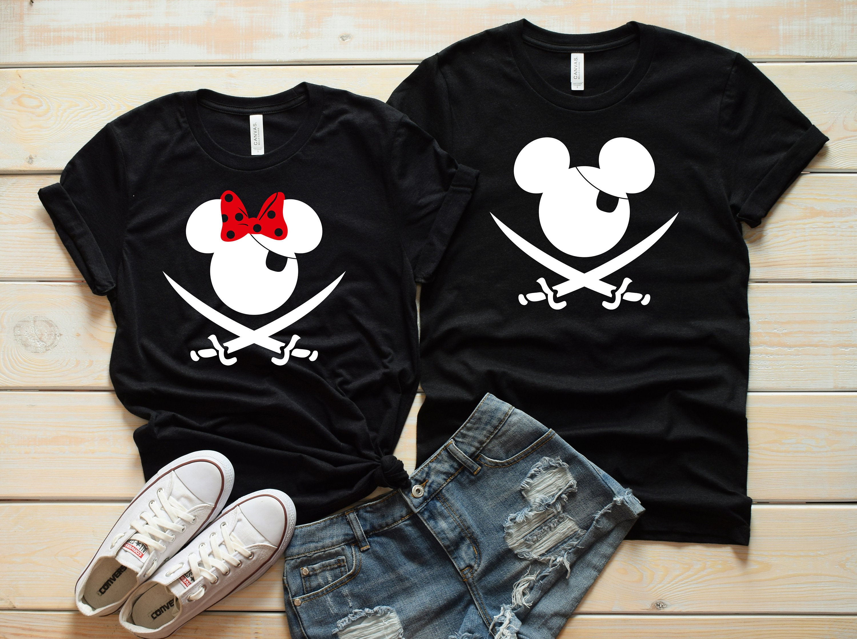 mickey mouse pirate shirt