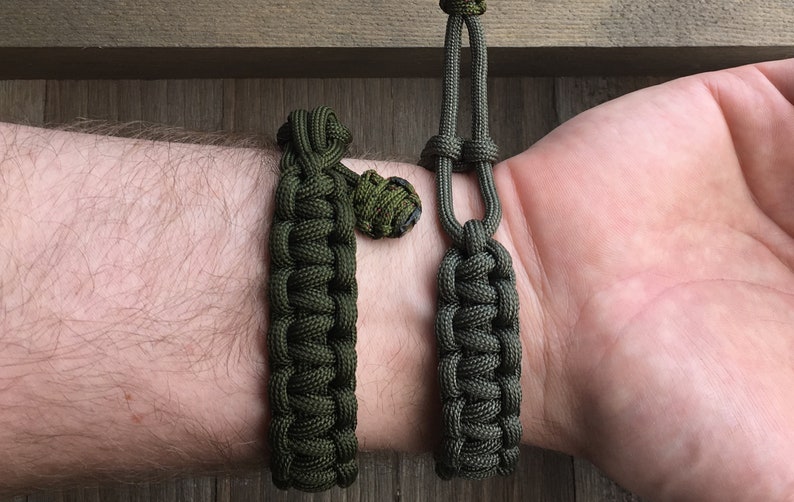 Survival Bracelet, MIL-C-5040 Type III 550 lb strength Parachute Cord Bracelet, Paracord Bracelet, Military Grade Survival Bracelet, image 4