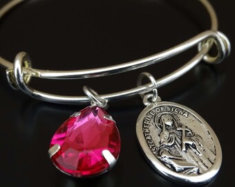 St Catherine of Siena Bracelet, St Catherine of Siena Bangle, St Catherine of Siena Charm, St Catherine of Siena Pendant, Saint Catherine