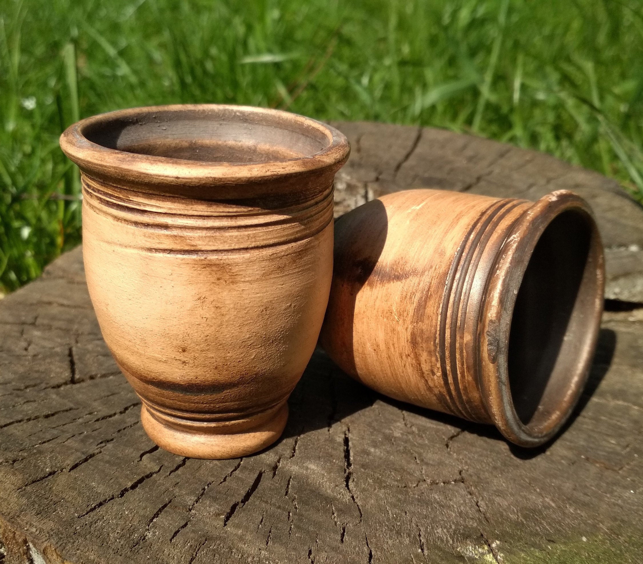 Hand Thrown Pottery Unglazed Coffee Mug Ceramic Milk Mug Clay Etsy UK