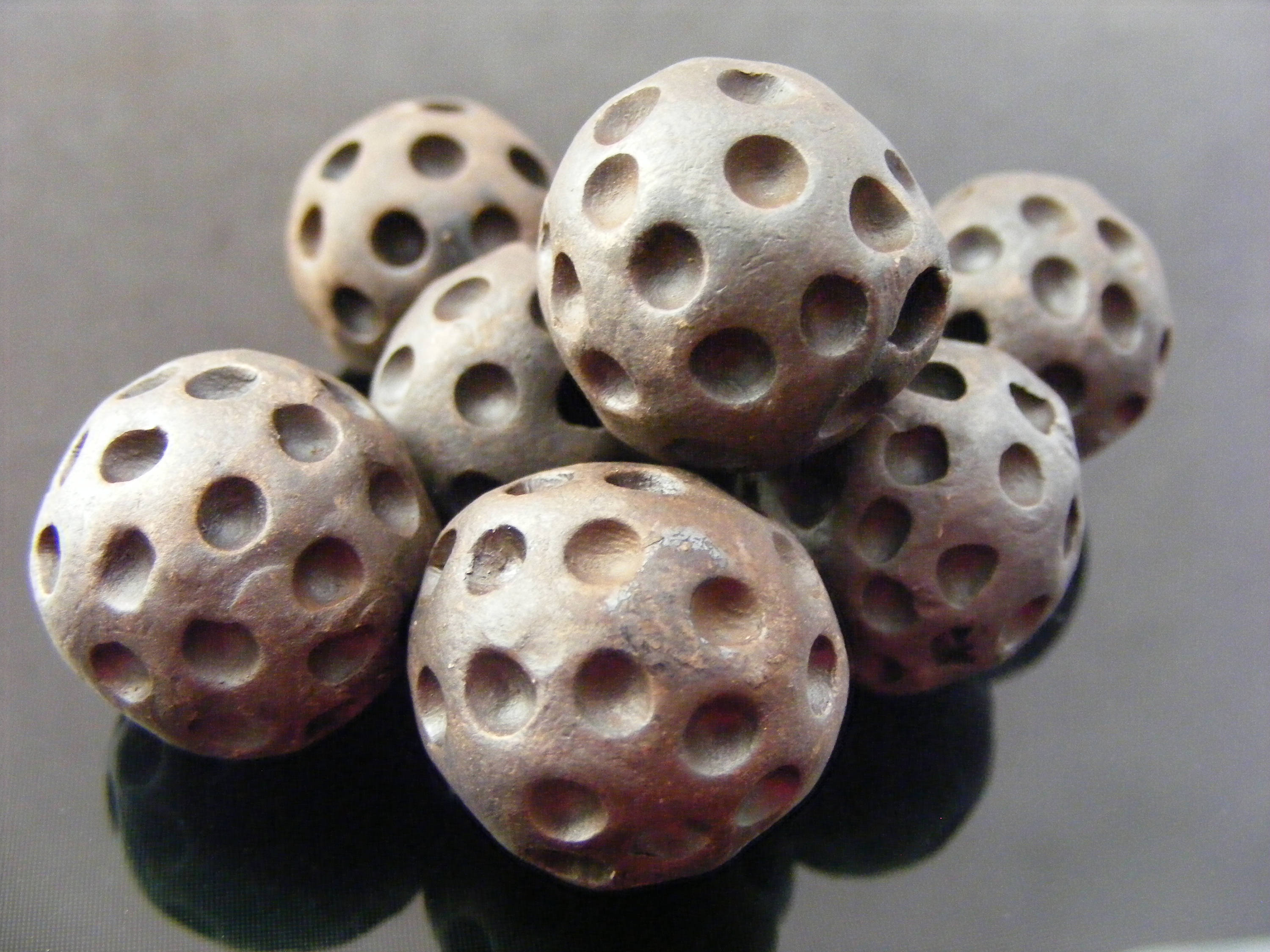 Ceramic Matte Beads Big Clay Beads Pottery Beads Stoneware Etsy