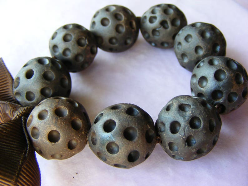 Ceramic Matte Beads Big Clay Beads Pottery Beads Stoneware Etsy