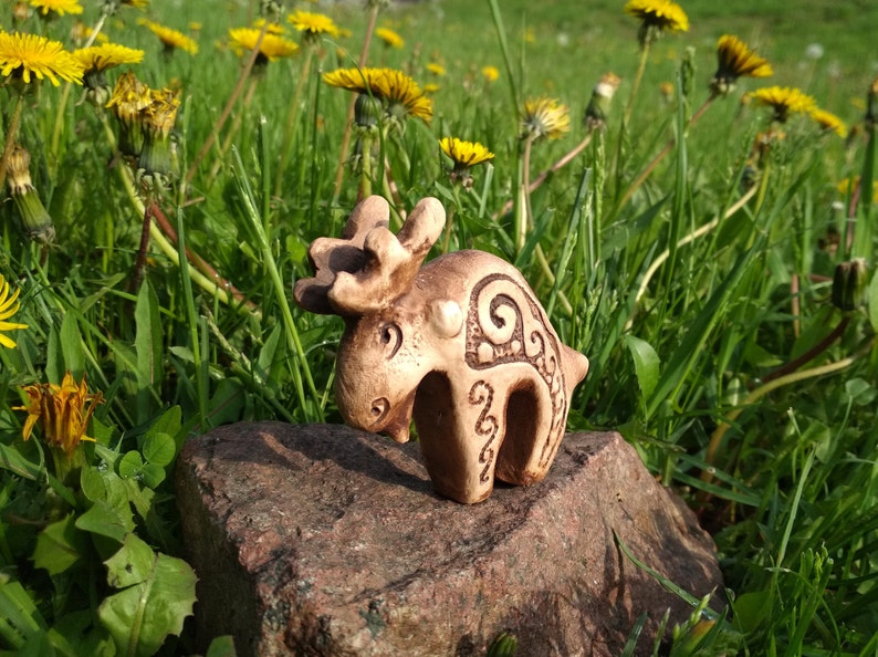 Funny Elk Whistle Hand Built Whistle Ukrainian Ocarina Small Etsy