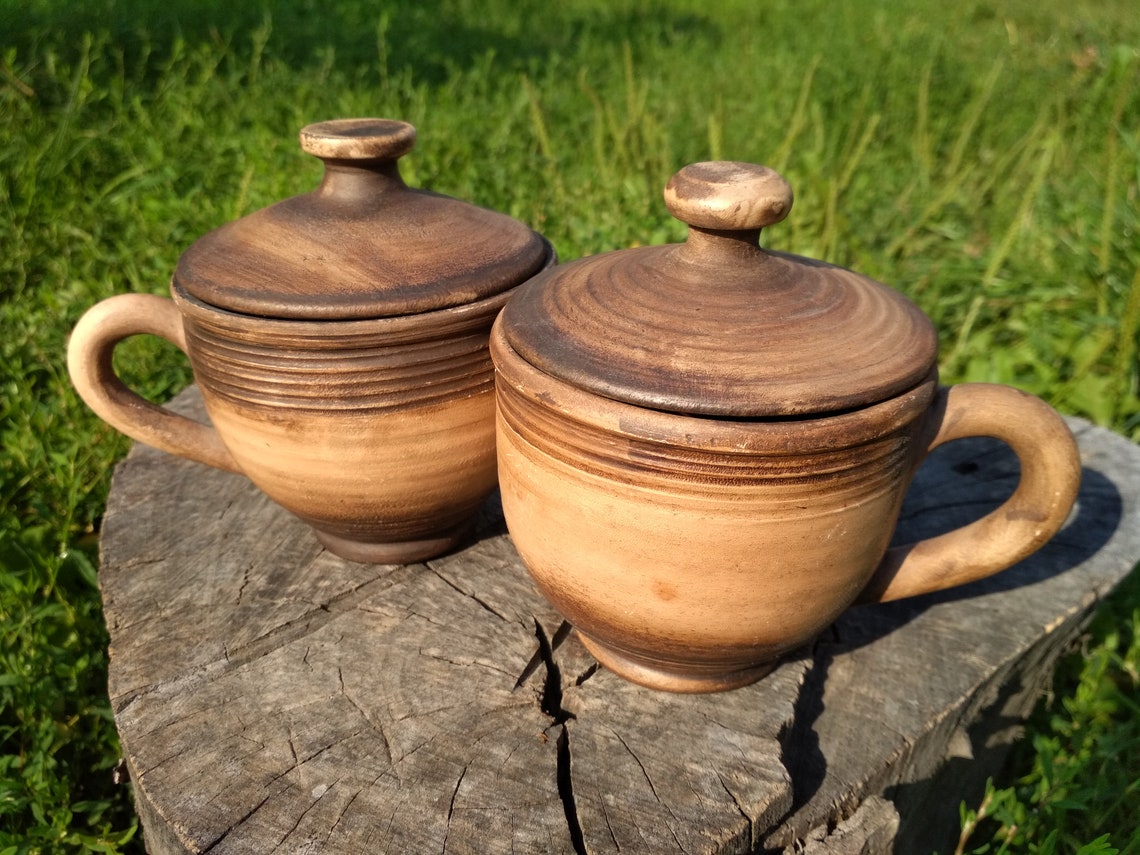 Viking Mug With Lid Handmade Mugs Pottery Cups Rustic Mugs Etsy