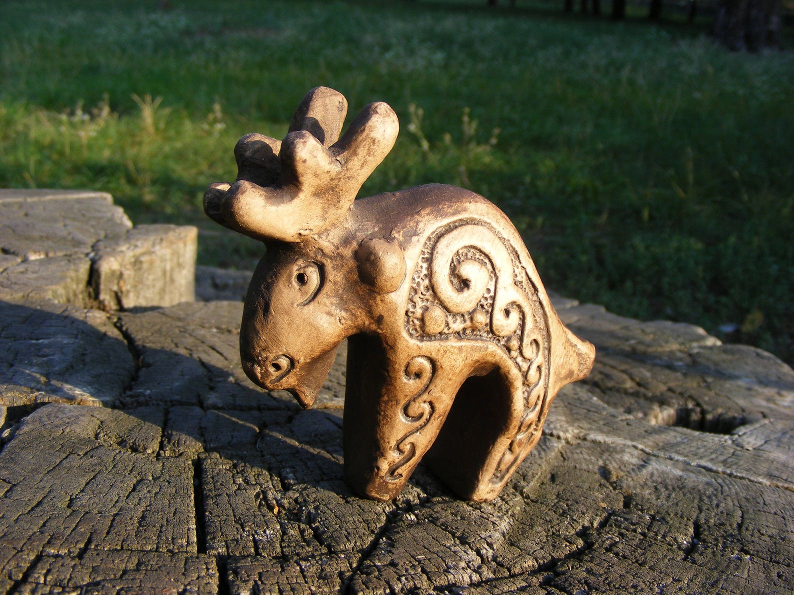 Funny Elk Whistle Hand Built Whistle Ukrainian Ocarina Small Etsy