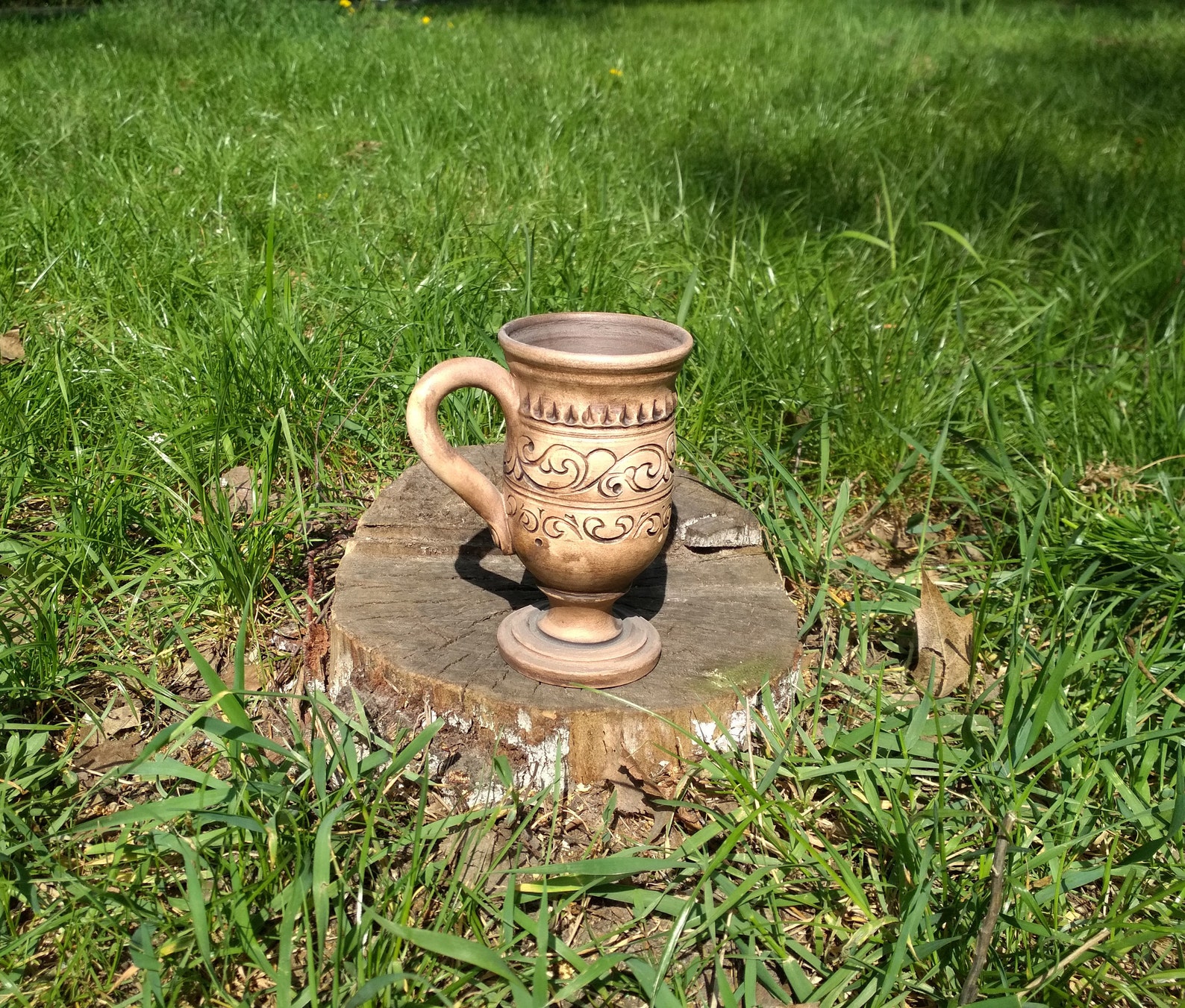 Handmade Mulled Wine Glass Pint Sour Cream Glass Bachelorette Etsy