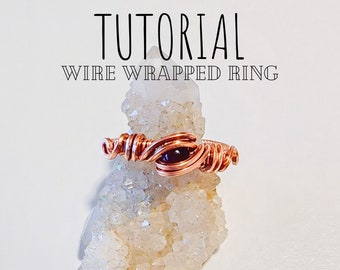 Wire Wrapped Ring Tutorial Simple Swirl Ring