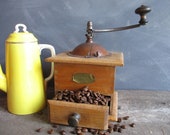 Coffee grinder French coffee mill farmhouse decor rustic decor vintage coffee mill coffee vintage kitchen decor home decor housewarming gift