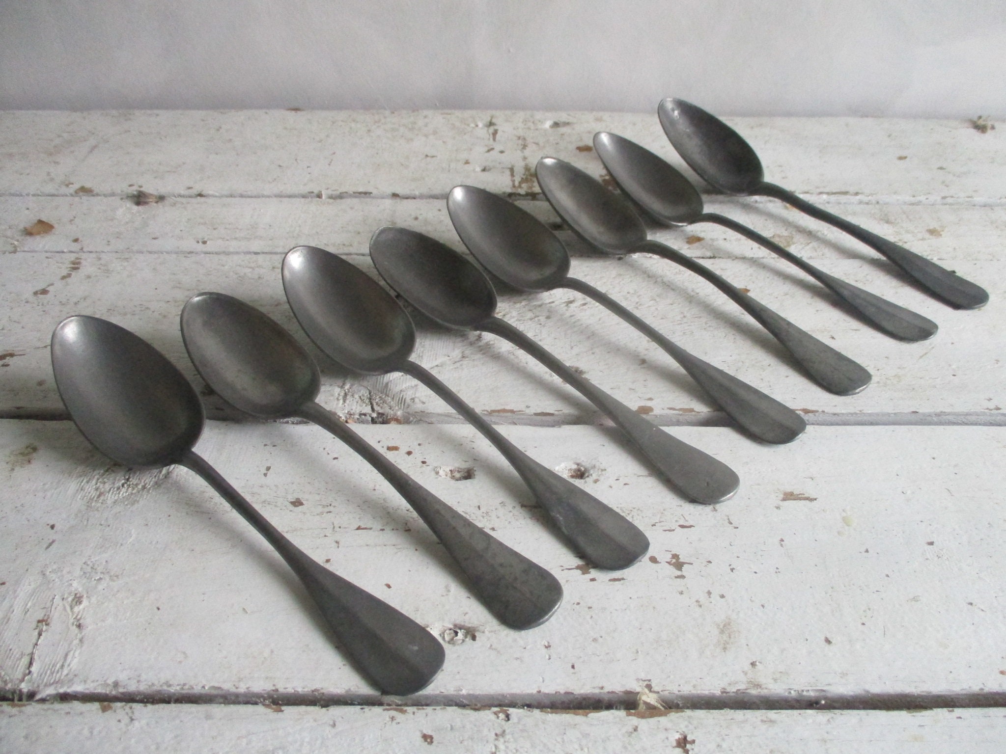 Set of eight French antique spoons set of French spoons French Etsy