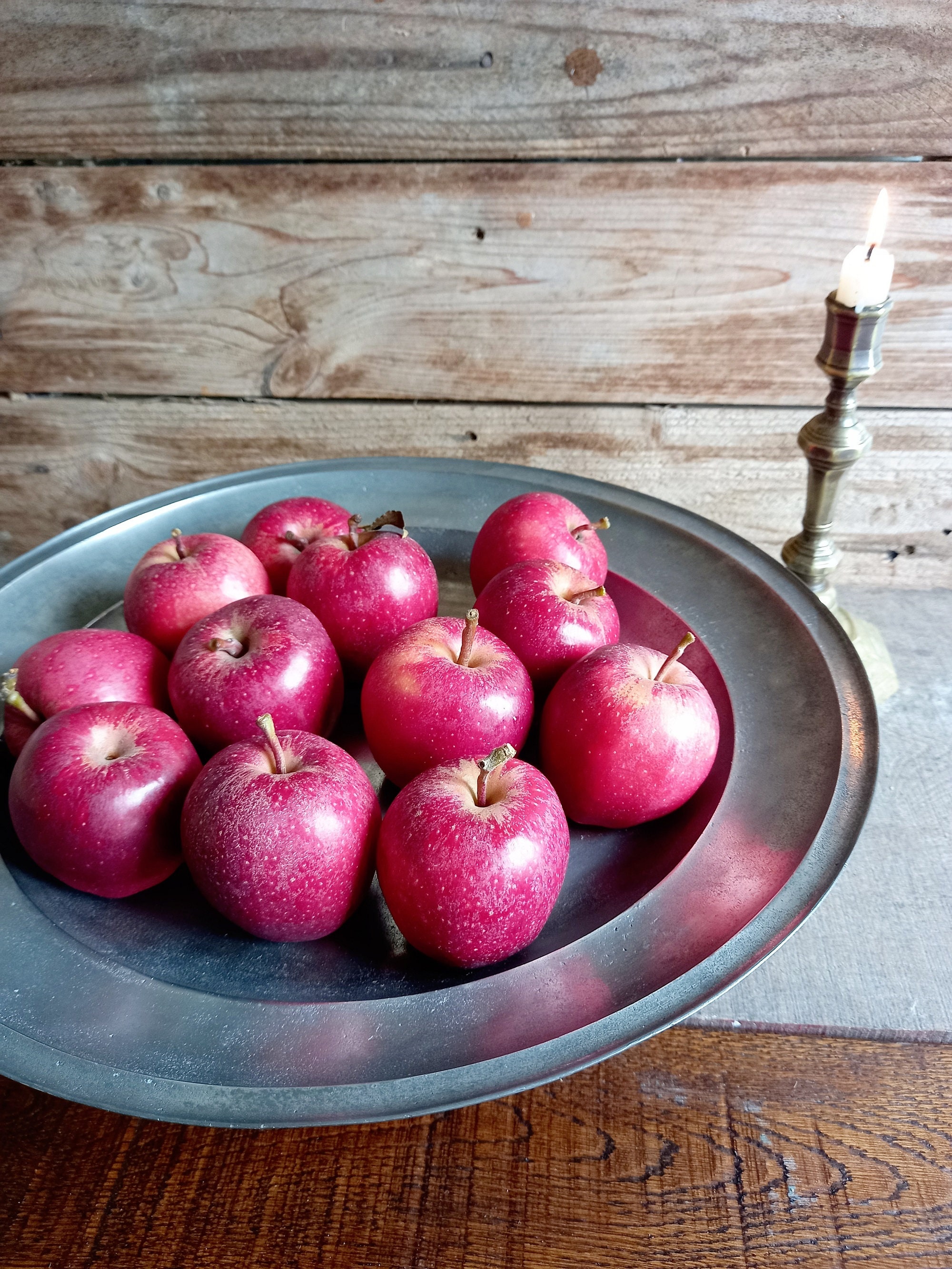 French Pewter Table Centrepiece. Vintage French Pewter Bowl on | Etsy