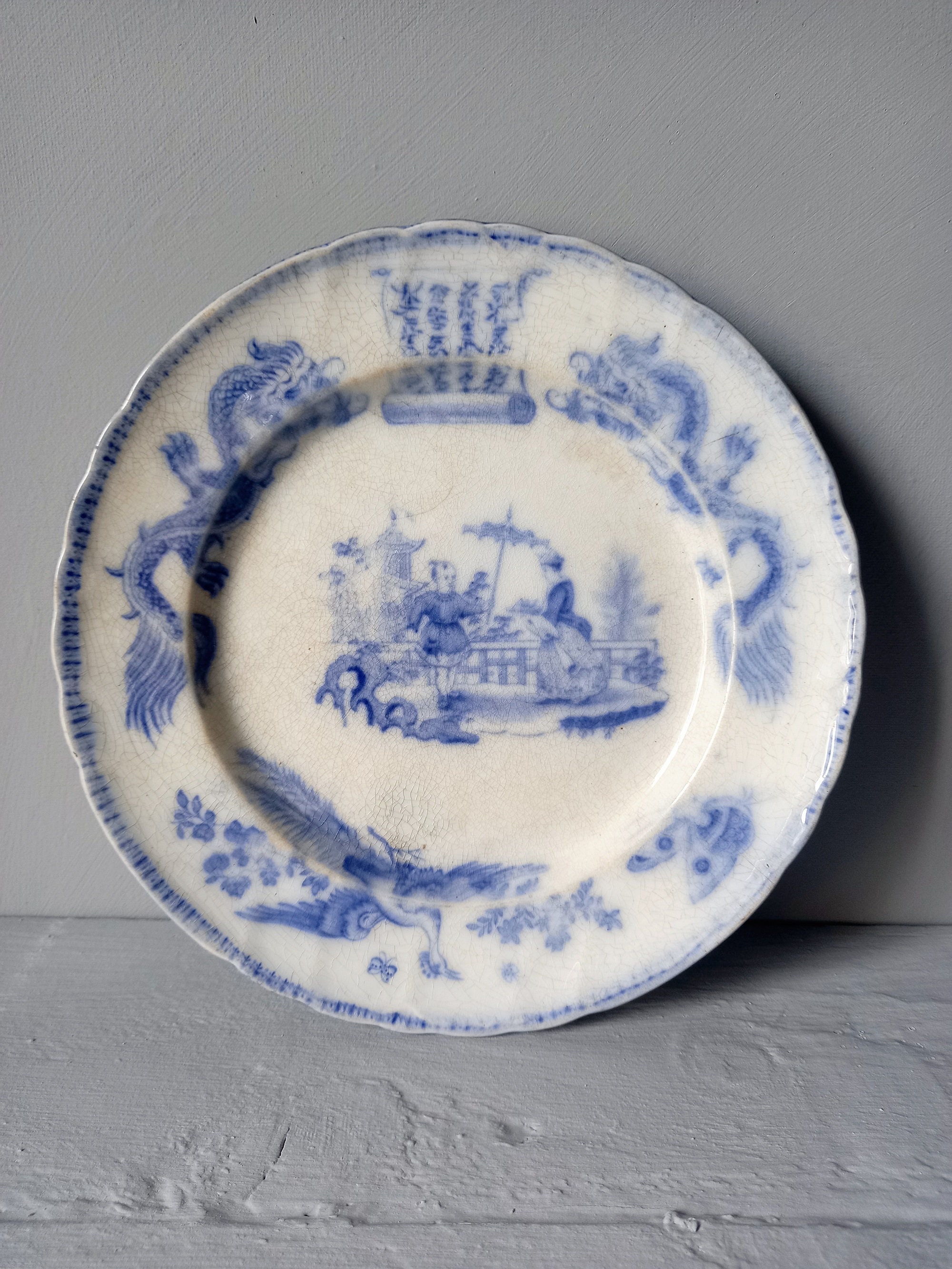 Pair of enamel plates on ceramic, Jules Vieillard, Bordeaux - Ref.98919