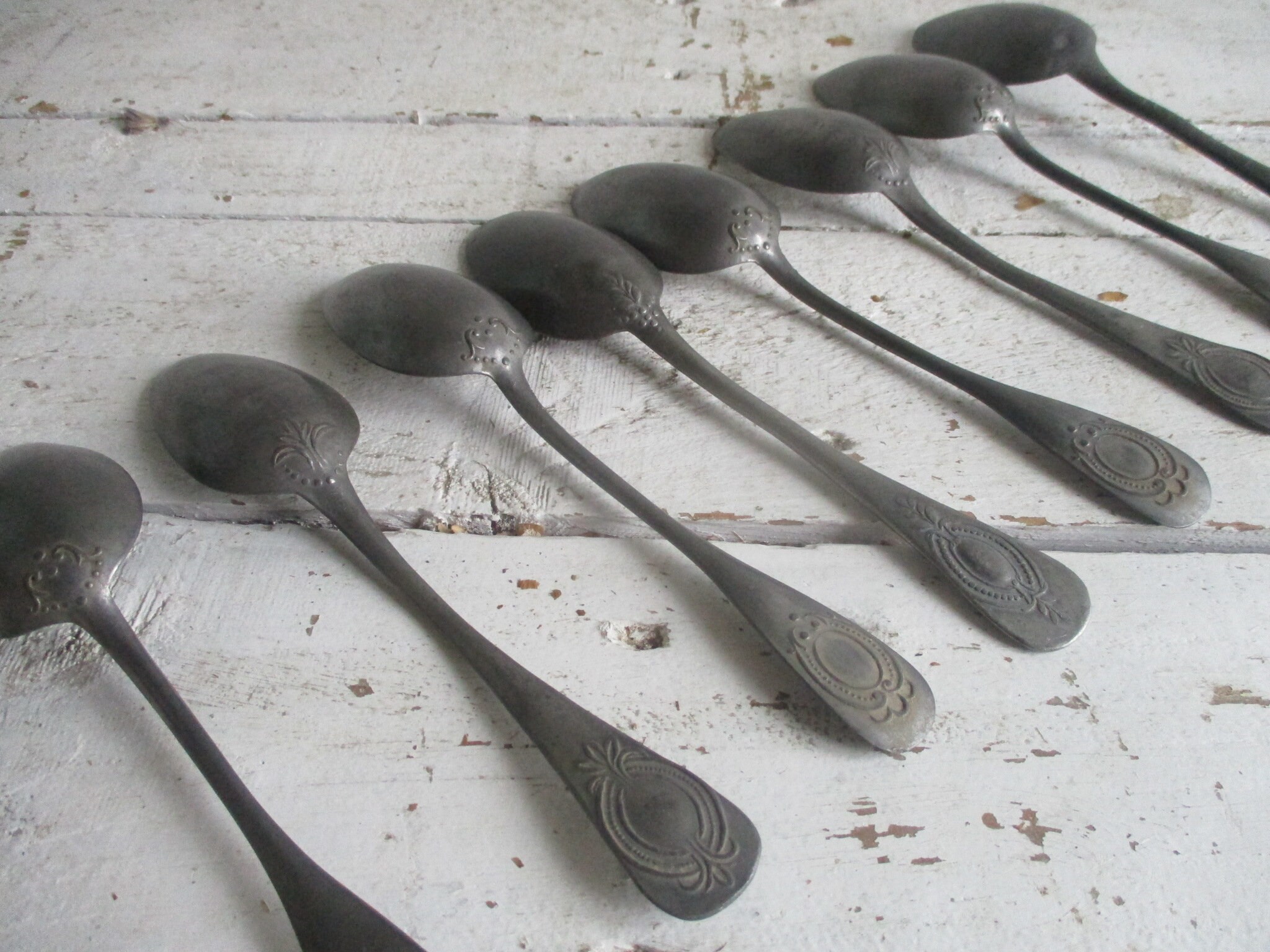 Set of eight French antique spoons set of French spoons French Etsy