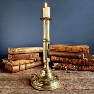 French antique candleholder Antique brass candlestick Country house decor Antique candle holder French country  French antique