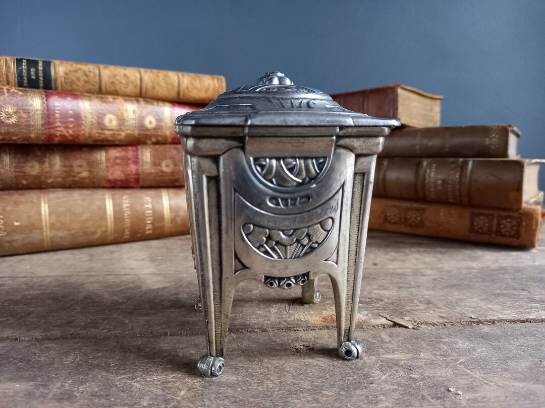 French Antique Jewelry Box. Art Deco Jewelry Box. French Art Etsy