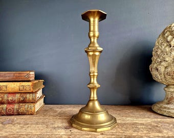 Antique Brass Candlestick,