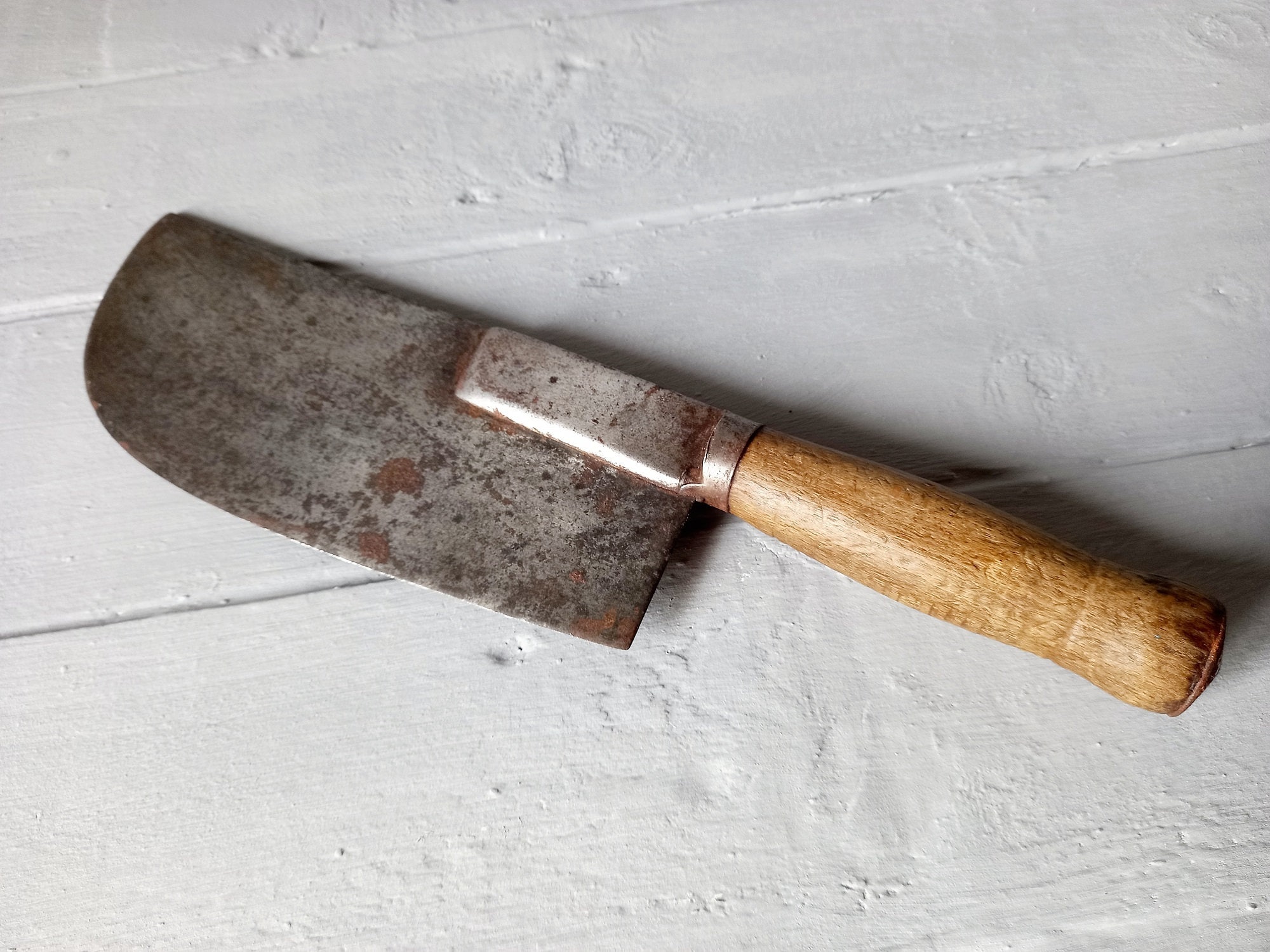Meat cleaver. French vintage meat cleaver. Chef knife. Butcher Etsy