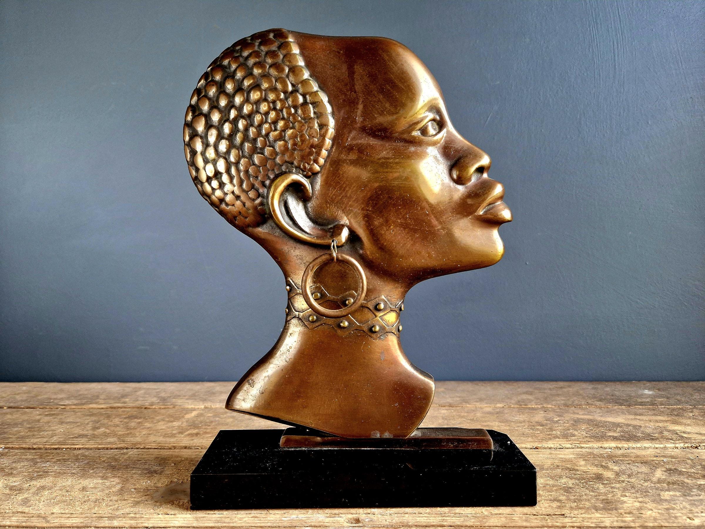 Bronze african sculptures - Etsy 日本