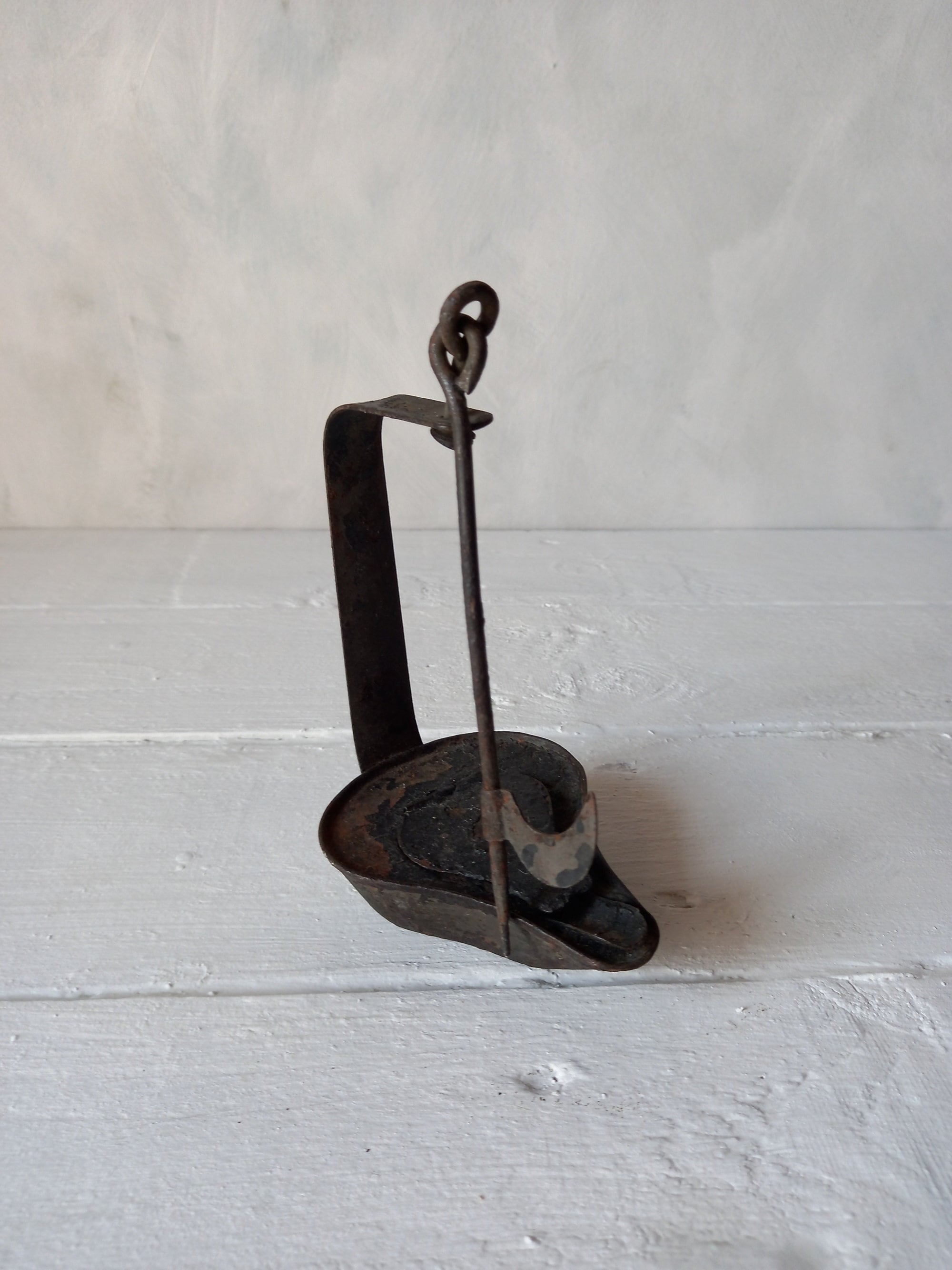 lampe À Huile Antique.