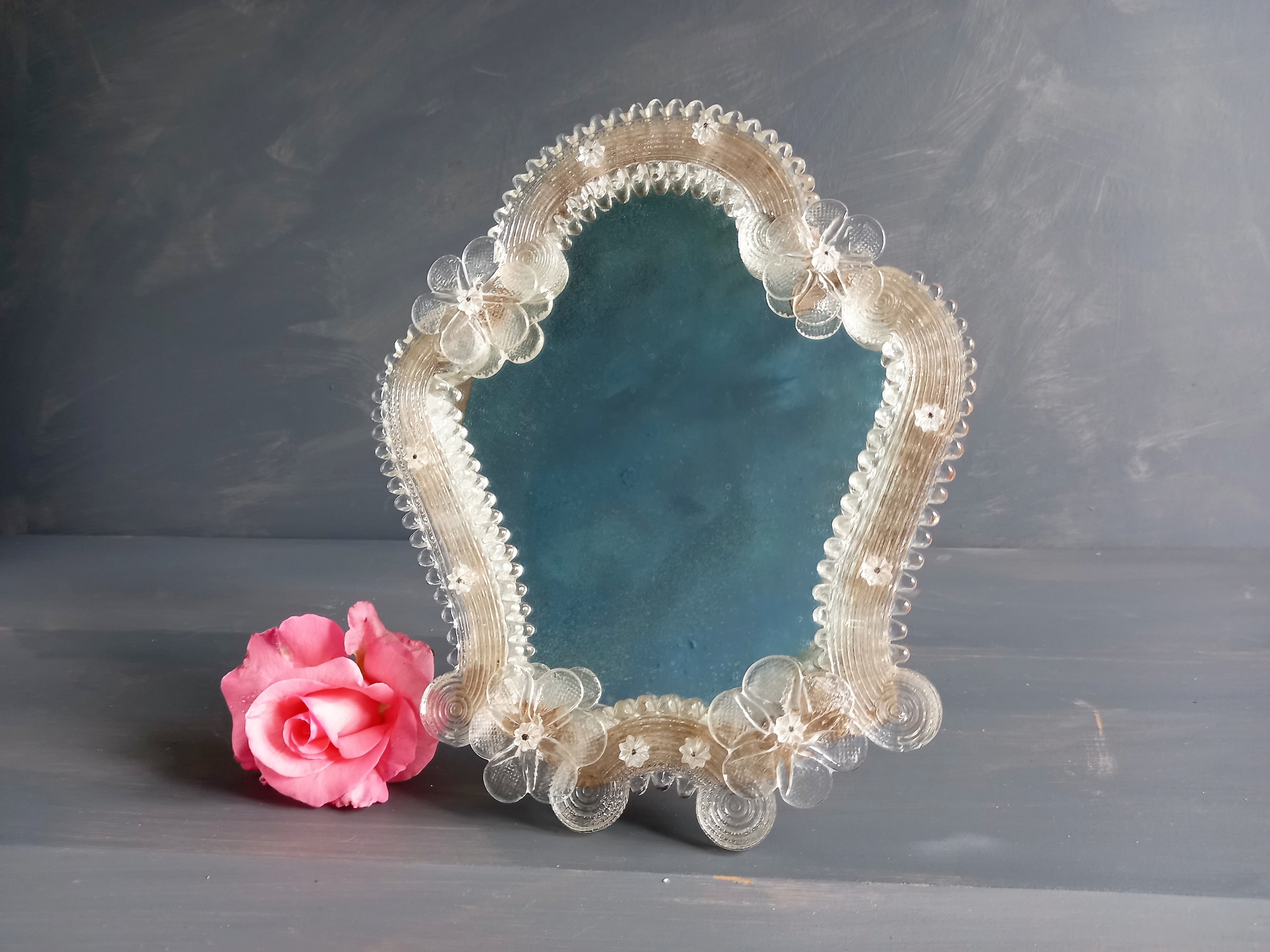 Miroir En Verre De murano.
