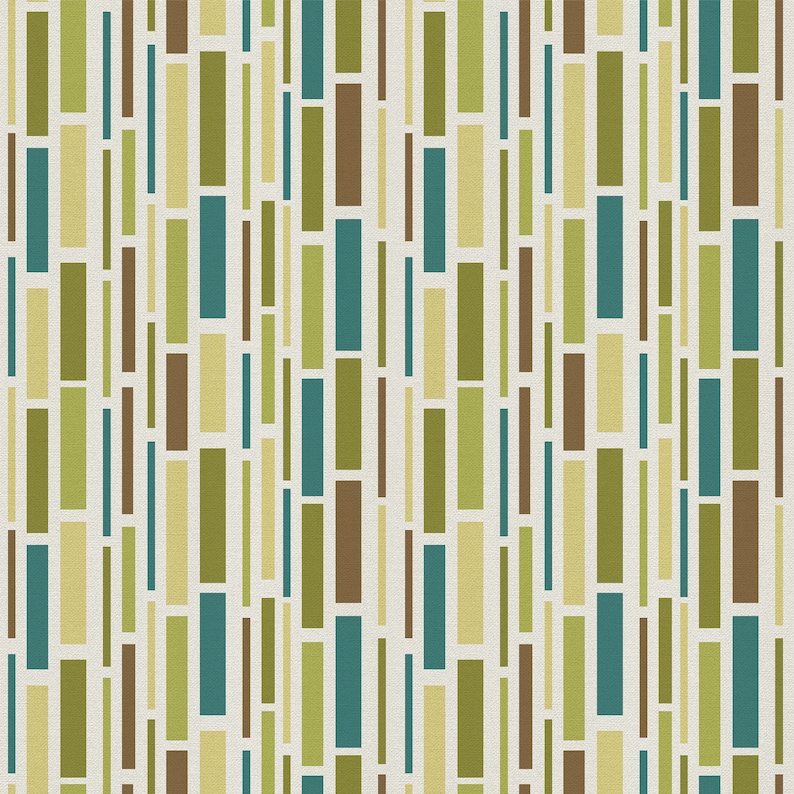 Whimsical Vintage Wallpaper Retro Geometric Mid Century | Etsy