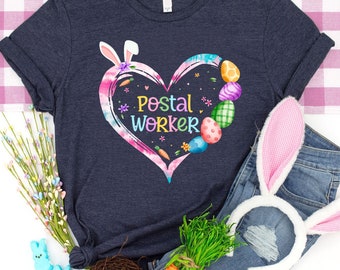 Postal Worker Easter Shirts, Easter Postal Squad T-shirt, Mail Lady Shirt, Easter Postal Worker Shirt, Gift for Postal Worker