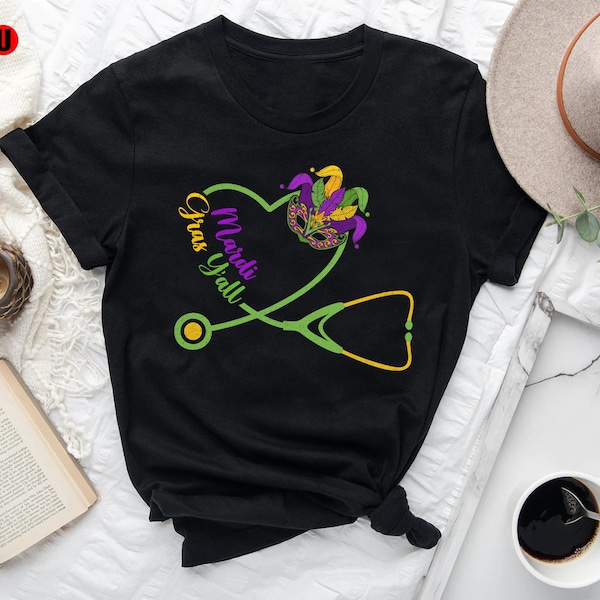 mardi gras nurse shirt