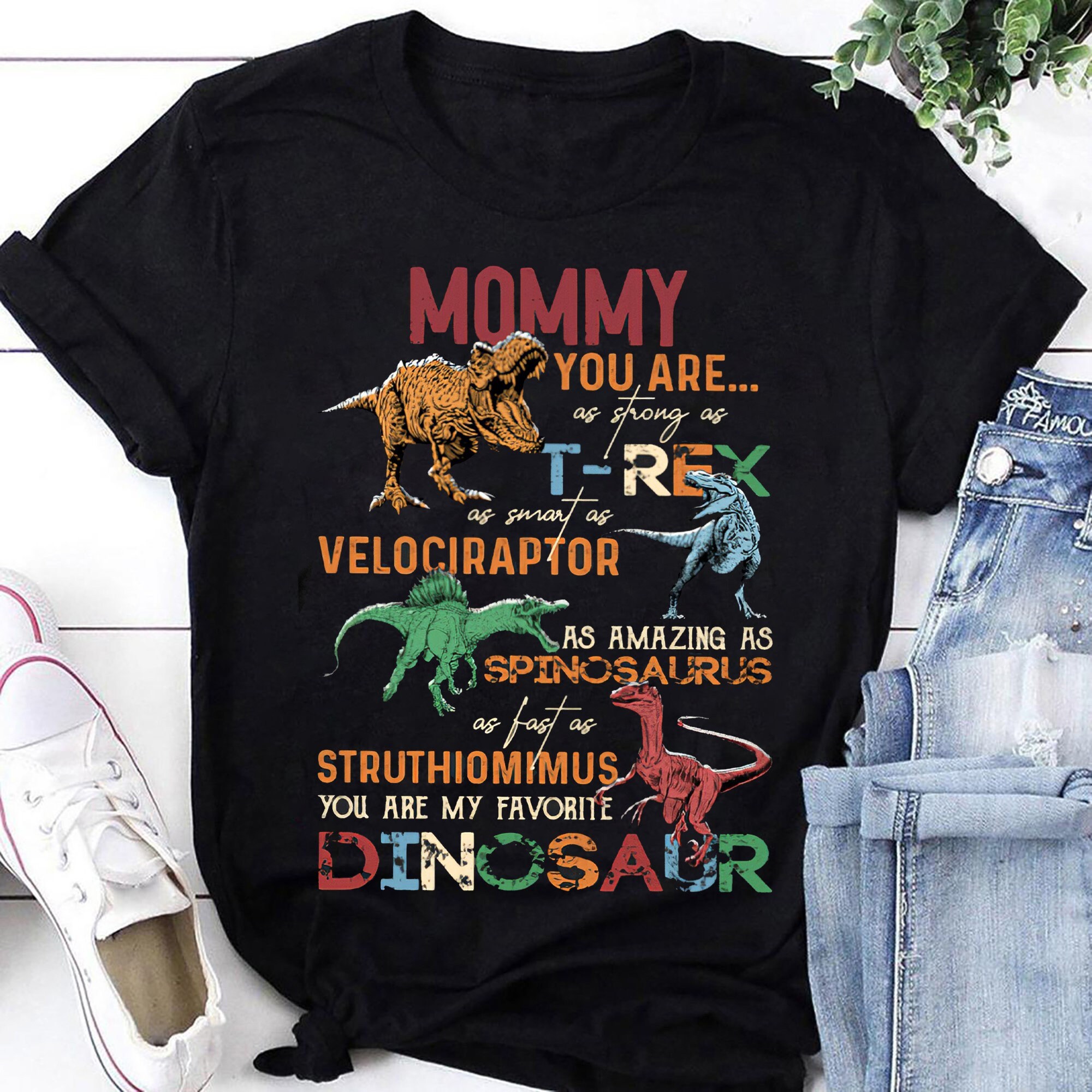Mommy Dinosaur Shirt Mommy Shirt Mother's Day Gift | Etsy
