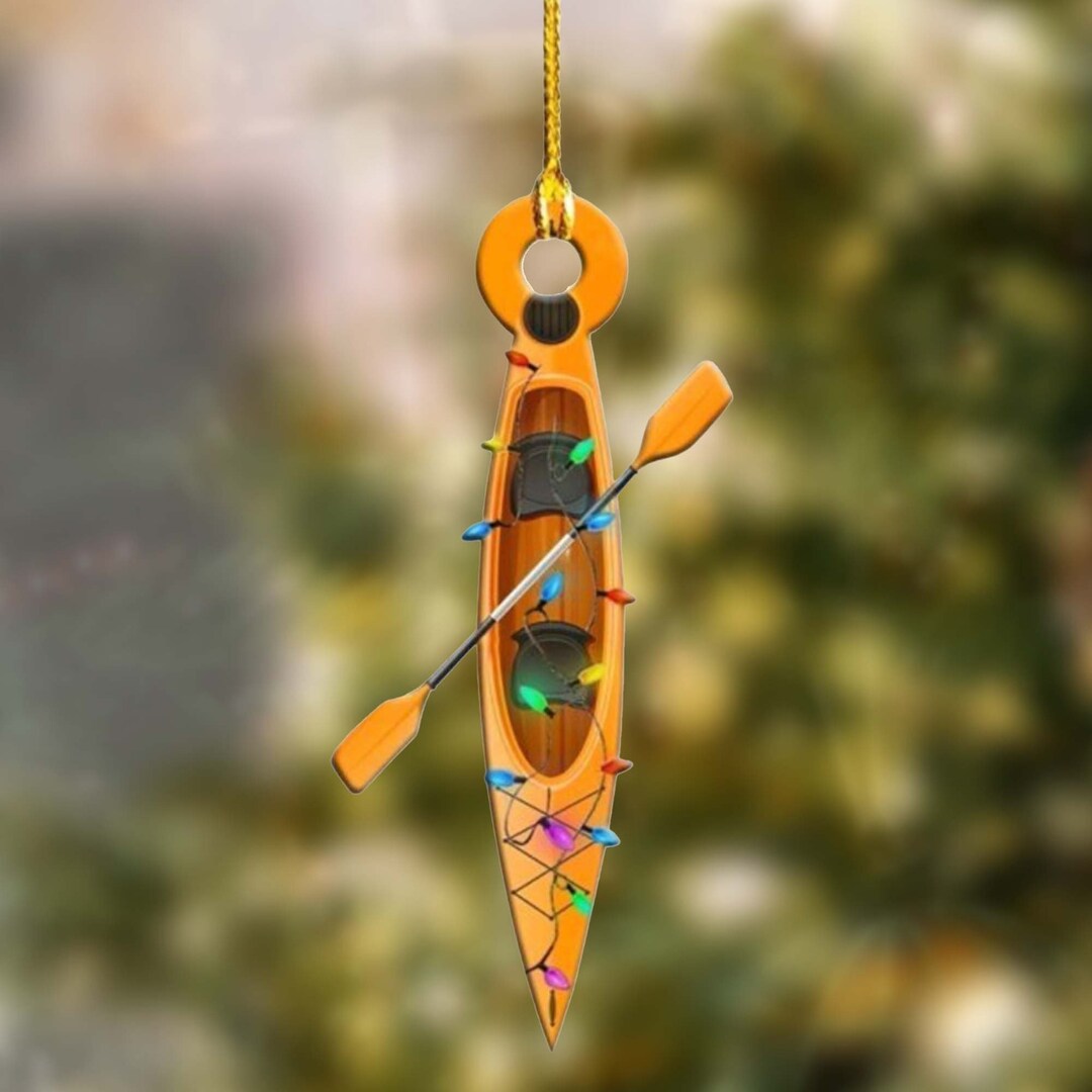 Boat Ornament Christmas Hanging Decoration Gift Sailing Boat Etsy