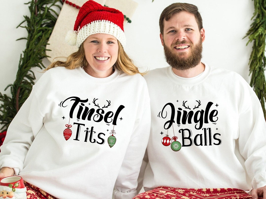 Funny Christmas Couple Sweatshirts Christmas Couple Outfits Etsy