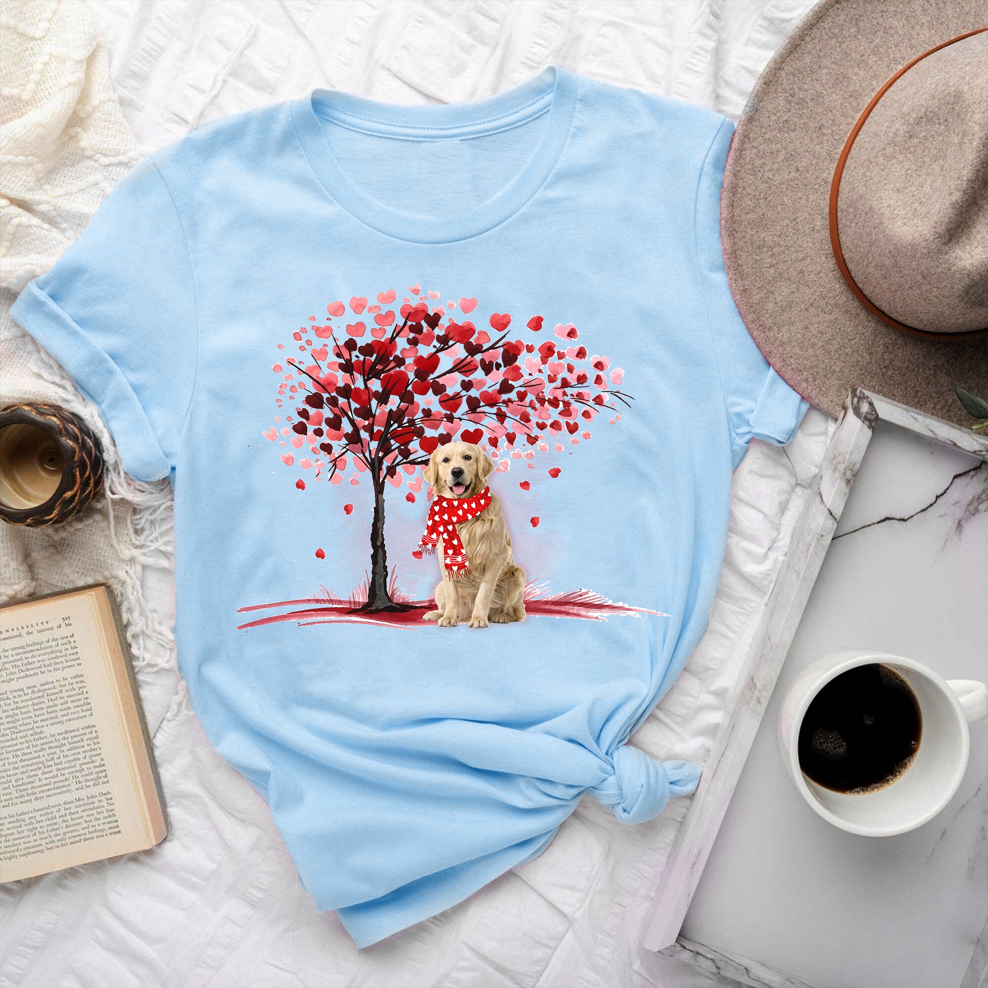 Discover Golden Retriever Valentines  Day Shirt, Funny Dog Lover  Valentine  T-shirt