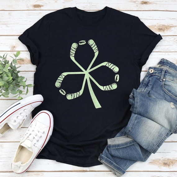 Hockey Patrick&#39;s Day T-Shirt, Hockey Players Tee, Hockey Lover Shirt for St Patricks Day, Irish Hockey Player Gifts, Hockey Fan Shirt