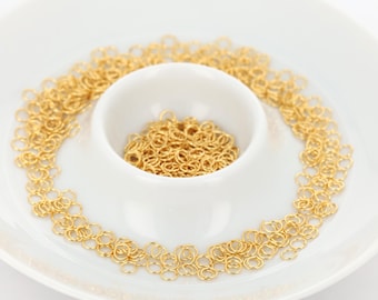 16K guldringar 0,5×4 mm – 24 Gauge, 50 g bulk
