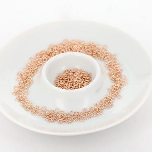 Rose Gold Jump Rings 3.5mm x 0.6 thick, 23 Gauge, Open Jump Rings for Jewelry Making, Nickel Free, Lead Free, DIY Jewelry Supplies, 50g Bulk