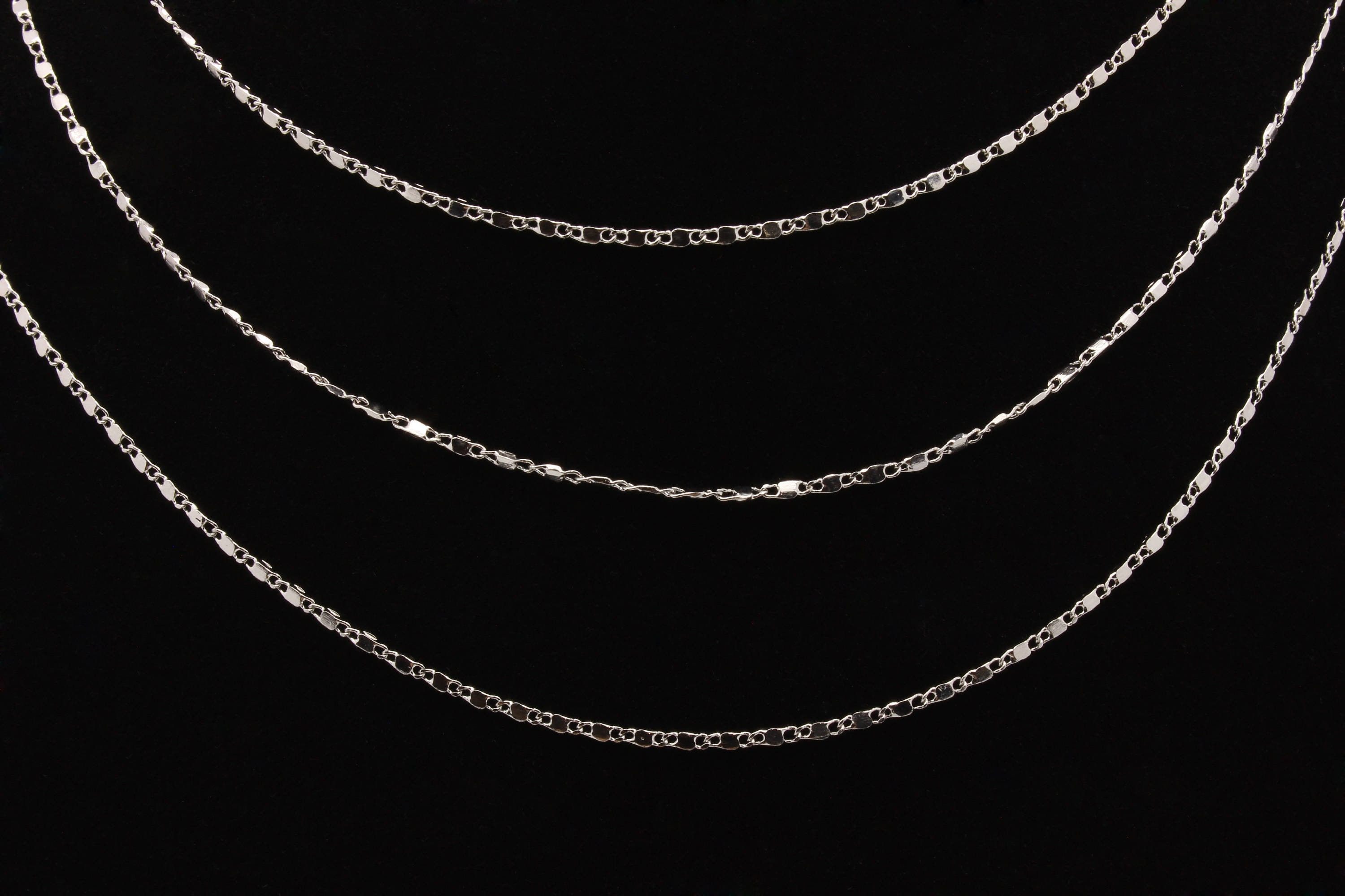 Bellissima Catena Collana In Argento 925, Modello Singapore Attorcigliata, Spessore 1.8mm, Lunghezza 42-60 Cm, Fatta In Italia