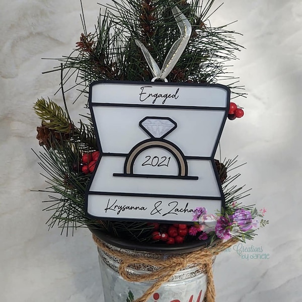 Ornament Ring Box Etsy