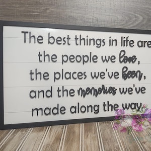 The best things in life Laser SVG
