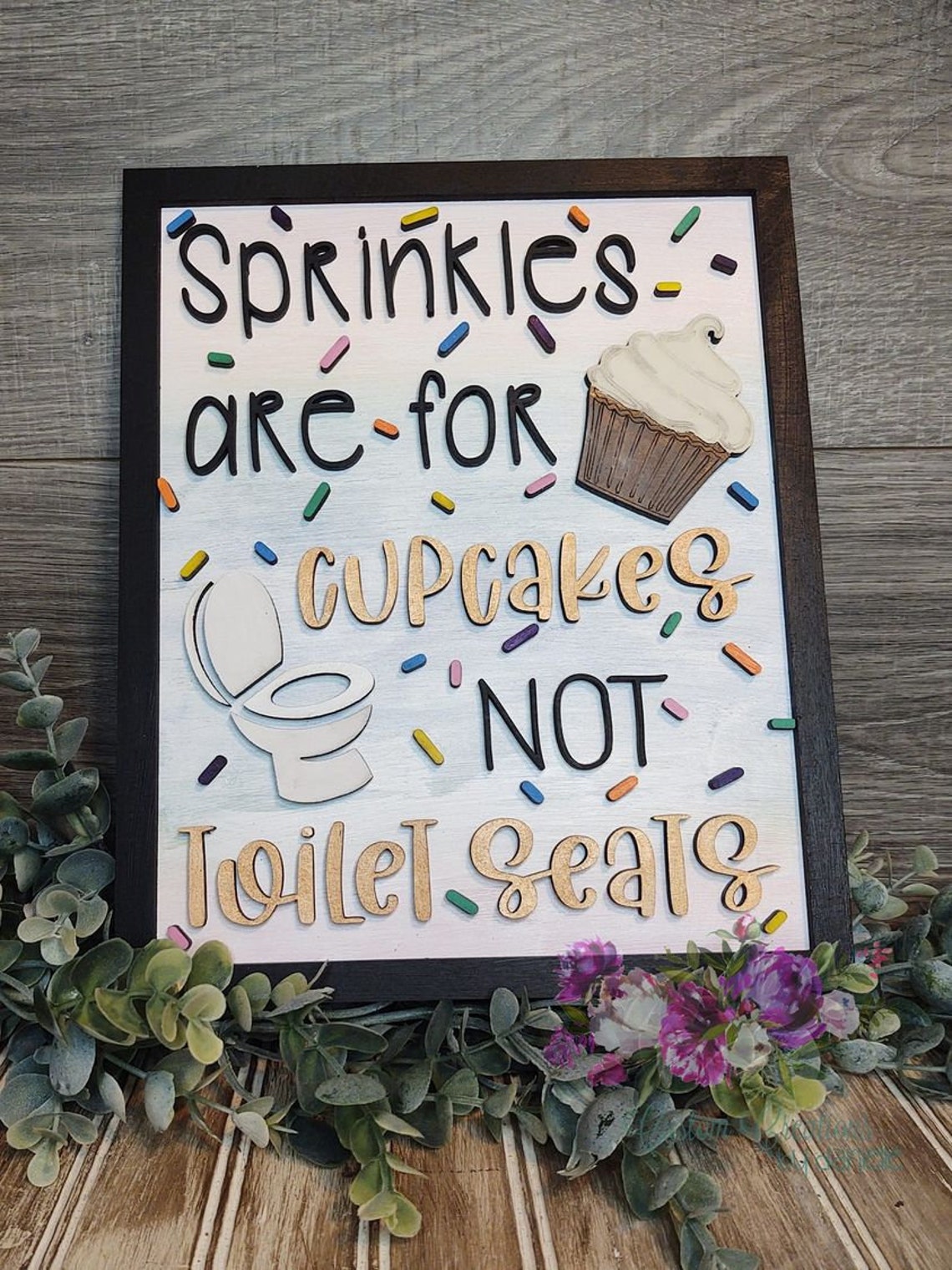 Sprinkles Are for Cupcakes Not Toilet Seat SVG Laser File - Etsy