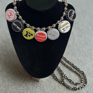 Bottle cap necklace