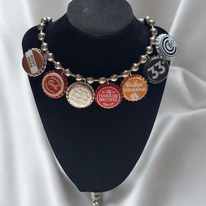 Bottle cap necklace