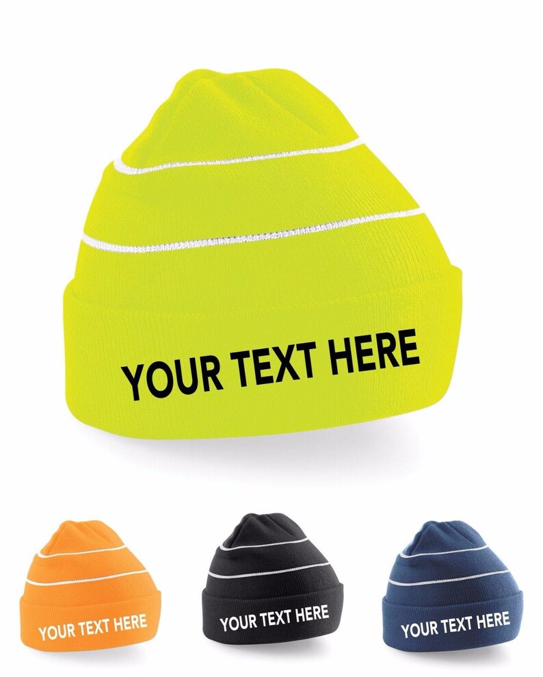 custom printed beanie hats