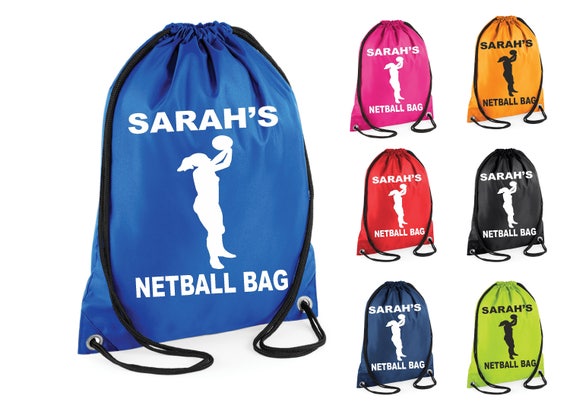 PE ICE HOCKEY PLAYER PERSONALISED GYM SWIMMING BAG GREAT KIDS NAMED GIFT