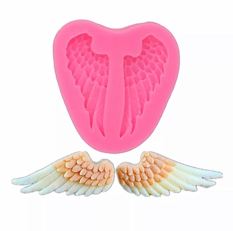 Heart Resin Mold, Angel Wing Silicone Molds, Diy Memorial Picture  Frame/coaster/candle Holder